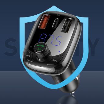 Transmitter FM Bluetooth Basues CCTM-B01 čierny