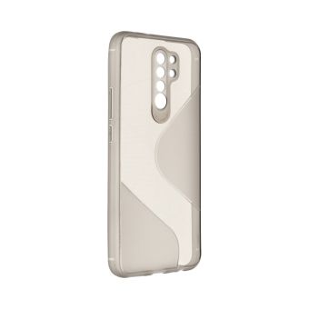 Silikónové puzdro na Xiaomi Redmi 9 Forcell S-dizajn čierne