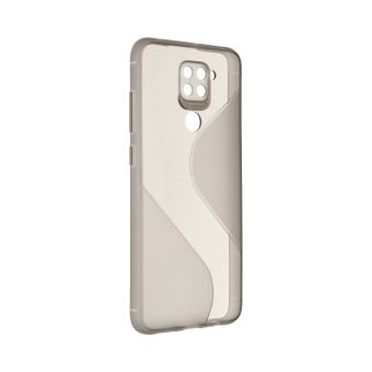 Silikónové puzdro na Xiaomi Redmi Note 9 Forcell S-dizajn čierne