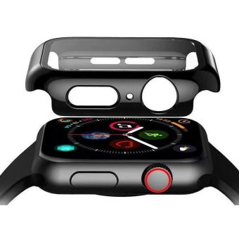 Tvrdené sklo 3D Frame na Apple Watch 38 mm s čiernym rámom