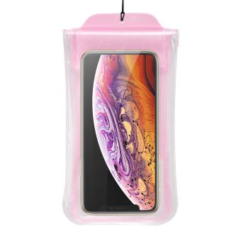 Vodoodolné puzdro na mobil Baseus Uni Safe AirBag IPX8 6.5", na krk ružové