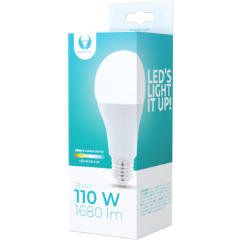 LED žiarovka Forever E27 A65 18W 230V 3000K 1680lm