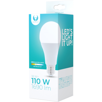 LED žiarovka Forever E27 A65 18W 230V 4500K 1690lm