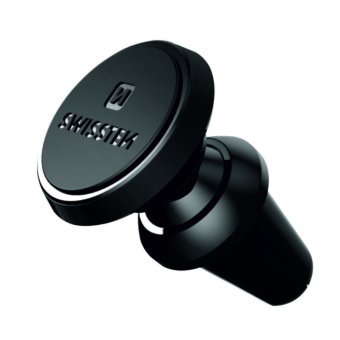 Magnetický držiak Swissten S-GRIP W2-AV5 s bezdrôtovým nabíjaním, 15W čierny