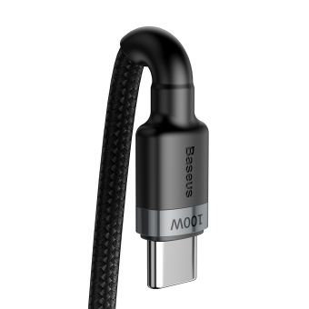 Kábel Baseus 100W Cafule PD2.0 USB-C/USB-C 2 m gray-black (20V/5A)