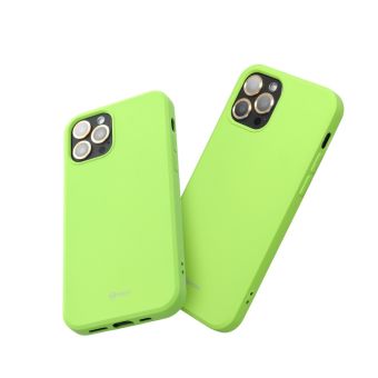 Silikónové puzdro na Samsung Galaxy Note 20 Roar Colorful Jelly limetkové