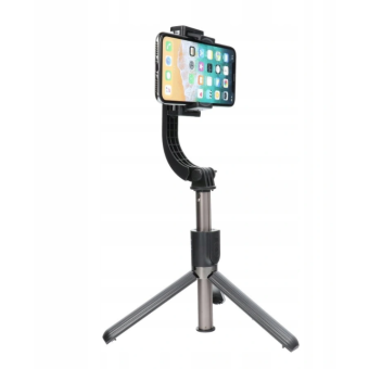 Selfie tyč so statívom a diaľkovým ovládaním Bluetooth Gimbal stabilizátor SSTR-L08 čierna