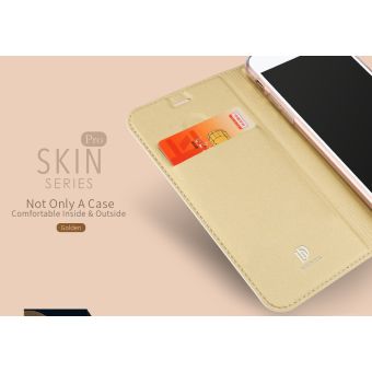 Diárové puzdro na Xiaomi Redmi 9A Dux Ducis Skin Pro ružovozlaté