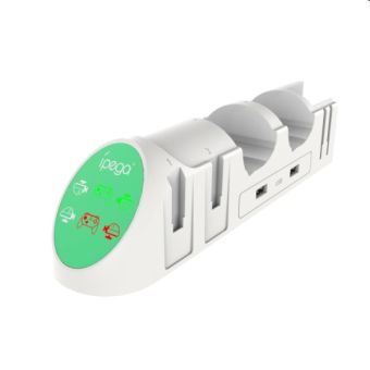 Nabíjacia stanica iPega 9187 pre Nintendo Switch PRO Controller a Joy-con biela