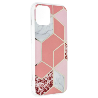 Silikónové puzdro na Apple iPhone X/Xs Forcell MARBLE COSMO vzor 02