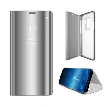 Diárové puzdro na Samsung Galaxy A52/A52 5G Clear View strieborné