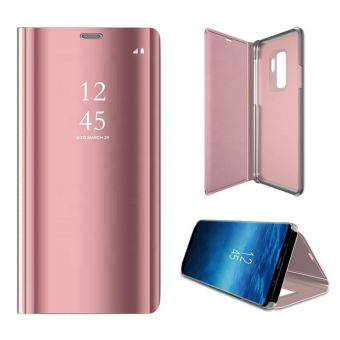 Diárové puzdro Clear View pre Xiaomi Mi 10T Lite 5G ružové