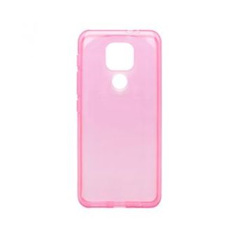 Silikónové puzdro Slim 0,3mm TPU pre Motorola Moto E7 Plus/G9 Play ružové