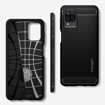 Silikónové puzdro na Xiaomi Mi 10T 5G/Mi 10T Pro 5G Spigen Rugged Armor čierne