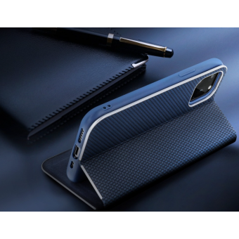 Diárové puzdro na Huawei P30 Pro Forcell Luna Carbon modré