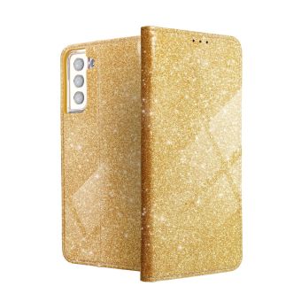 Diárové puzdro na Motorola Moto G 5G Forcell SHINING zlaté