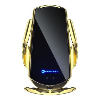 Držiak do auta s bezdrôtovým automatickým nabíjaním HS1 15W zlaté
