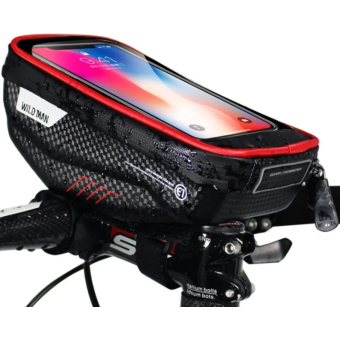 WILDMAN E1, puzdro na bicykel, 1l, telefón 4"-7", čierny