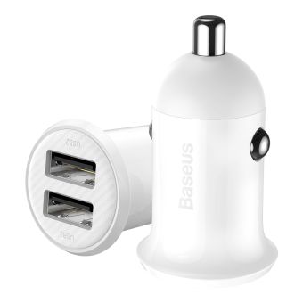 Autonabíjačka Baseus Grain Pro CCALLP-02 2x USB 4,8A CCALLP-02 biela