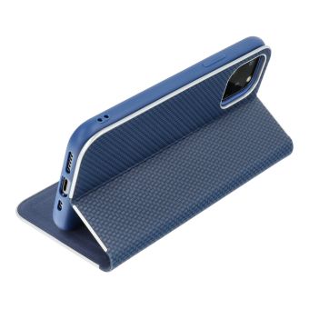 Diárové puzdro na Xiaomi Redmi Note 10 5G/Poco M3 Pro/M3 Pro 5G Forcell Luna Carbon modré