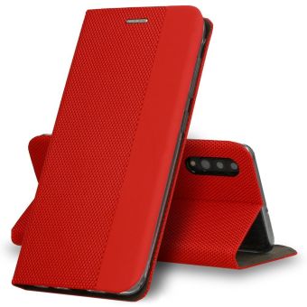 Diárové puzdro na Huawei P40 Lite Sensitive červené