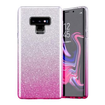 Silikónové puzdro na Xiaomi Redmi 9T/Poco M3 Shine Bling strieborno ružové 