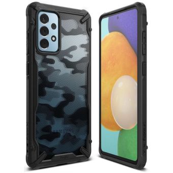Odolné puzdro na Samsung Galaxy A52/A52 5G Ringke Fusion-X  čierne