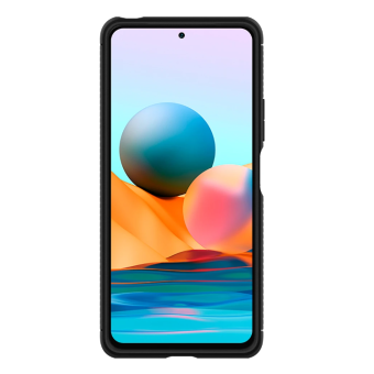 Odolné puzdro na Xiaomi Redmi Note 10 Pro Spigen Rugged Armor čierne