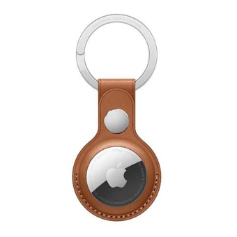 Kožená kľúčenka na Apple AirTag hnedá