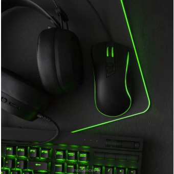 Gaming mousepad 800x300x3mm LED RGB 10 Modes čierna