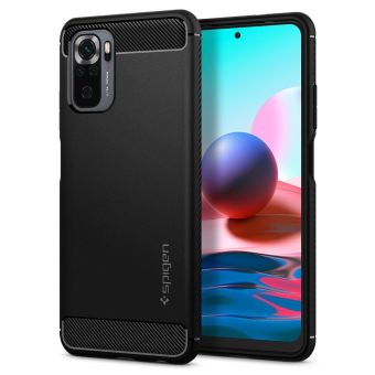 Odolné puzdro na Xiaomi Redmi Note 10/10s Spigen Rugged Armor čierne