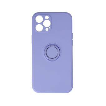 Silikónové puzdro na Apple iPhone 7/8 Plus Finger Grip  fialové