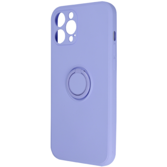 Silikónové puzdro na Xiaomi Redmi 9T / Poco M3 Finger Ring fialové