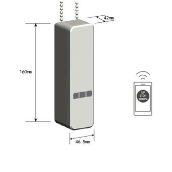Ovládač závesov iQtech SmartLife MC08 Wi-Fi biely