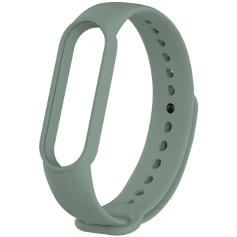 Silikonový náramok pre Xiaomi Mi Band 5/6 Khaki