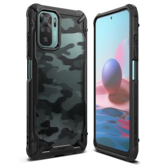 Odolné puzdro na Xiaomi Redmi Note 10/10s Ringke Fusion X čierne 