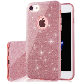 Silikónové puzdro na Xiaomi Mi 11 Lite 5G/Mi 11 Lite/11 Lite 5G NE Glitter 3in1 ružové
