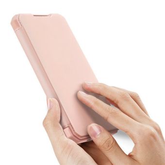 Diárové puzdro na Samsung Galaxy A22 Dux Ducis Skin Pro ružovo-zlaté