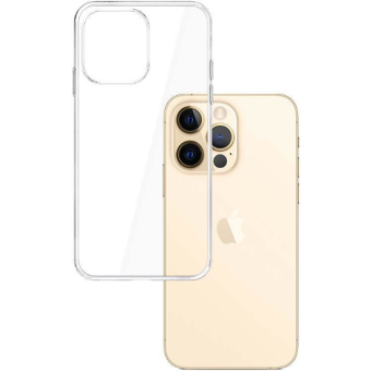 Odolné puzdro na Apple iPhone 13 Pro 3mk Clear TPU transparentné