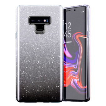 Silikónové puzdro na Xiaomi Redmi Note 10/Note 10 Pro Shine Bling čierne