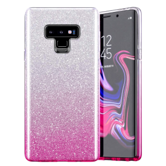 Silikónové puzdro na Xiaomi Redmi Note 10/Note 10 Pro Shine Bling ružové