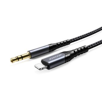 Kábel Joyroom AUX 3.5 mm mini jack/lighting 1 m čierny
