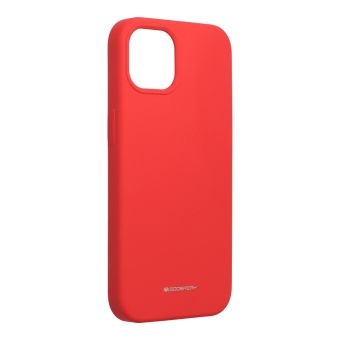 Silikónové puzdro na Apple iPhone 13 Pro MAX Mercury Silicone červené