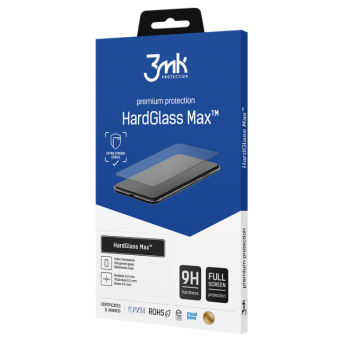 Tvrdené sklo na Apple iPhone 13/13 Pro 3MK HardGlass čierne