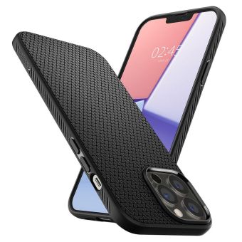 Odolné puzdro na Apple iPhone 13 Pro Max Spigen Liquid Air čierne