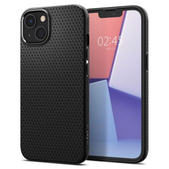 Silikónové puzdro na Apple iPhone 13 Spigen Liquid Air čierne