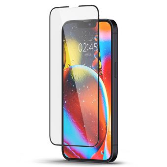 Tvrdené sklo na Apple iPhone 13 Pro Max Spigen tempered glass čierne 