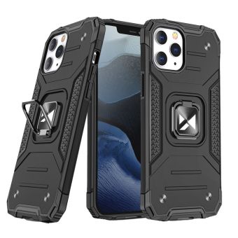 Odolné puzdro na Apple iPhone 12/12 Pro Ring Armor čierne