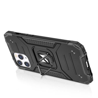 Odolné puzdro na Apple iPhone 12/12 Pro Ring Armor čierne
