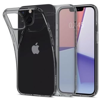 Odolné puzdro na Apple iPhone 13 Mini Spigen Crystal Flex sivé